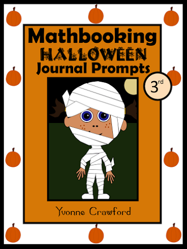 Halloween Math Journal Prompts (3rd grade) - Common Core