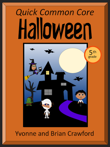 Halloween No Prep Common Core Math (5th grade)