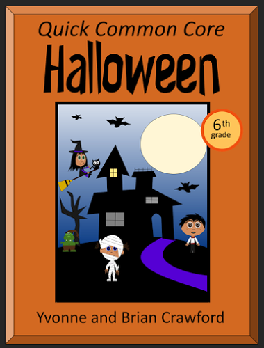 Halloween No Prep Common Core Math (6th grade)