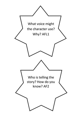 Guided reading set (question stars and timetable)