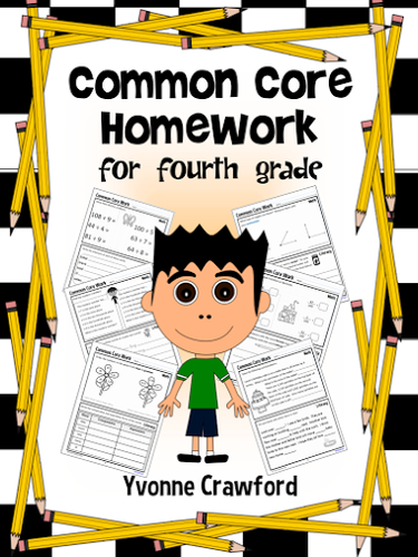 Homework for Fourth Grade Common Core