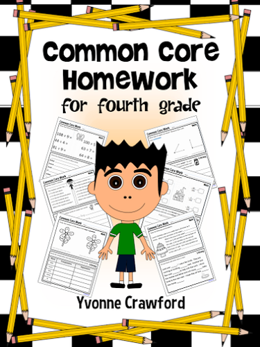 Homework for Fourth Grade Common Core | Teaching Resources