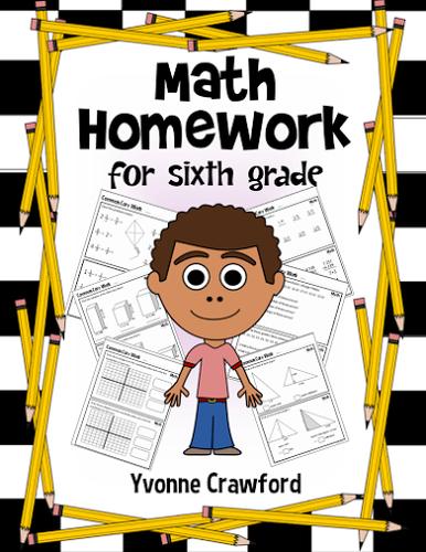 Homework for Sixth Grade Math