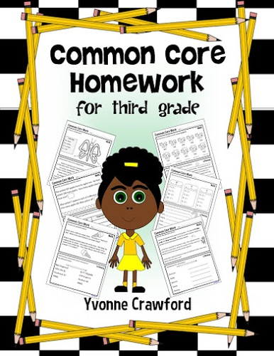 Homework for Third Grade Common Core