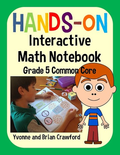 Interactive Math Notebook Fifth Grade Common Core with Scaffolded Notes