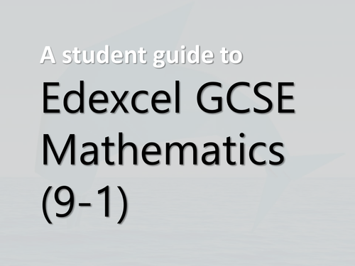 A student guide to the new GCSE