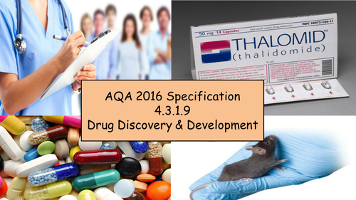 AQA GCSE Biology 2016 Specification 4.3.1.9 - Drug Discovery & Development