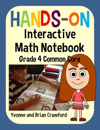 Interactive Math Notebook Fourth Grade Common Core with Scaffolded Notes