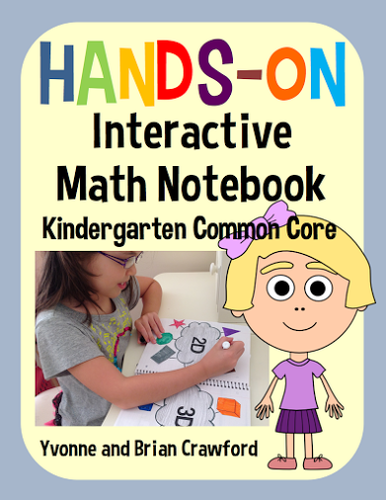 Interactive Math Notebook Kindergarten Common Core with Scaffolded Notes
