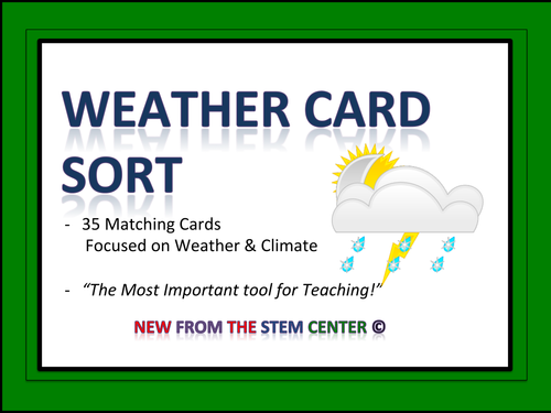 Weather: Card Sort