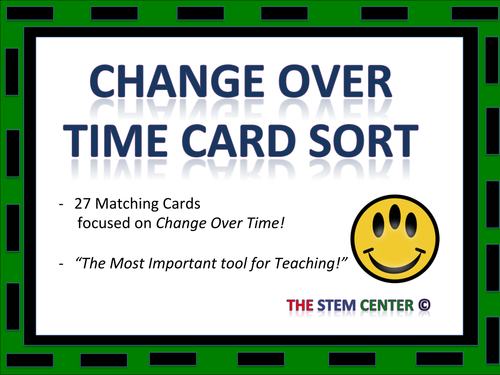 Change Over Time: Card Sort