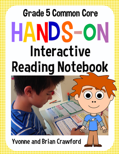 Interactive Reading Notebook Fifth Grade Common Core
