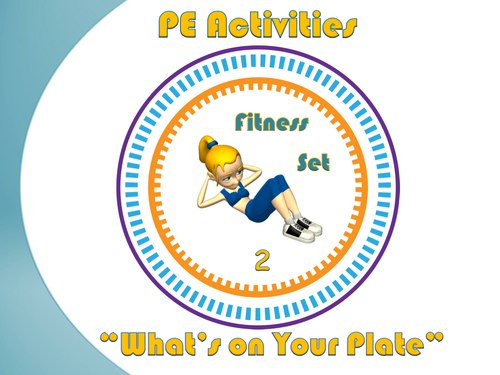 PE Activities: “What’s on Your Plate”- Fitness (Set 2)