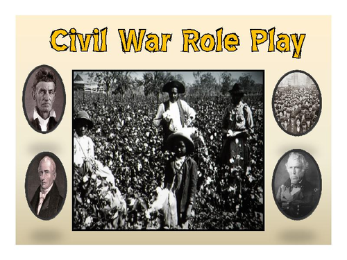 Civil War Role Play/Debate Activity