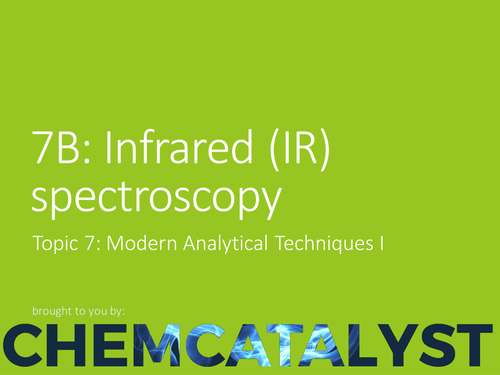 EdExcel – AS Chemistry – Topic 7B: Infrared (IR) spectroscopy