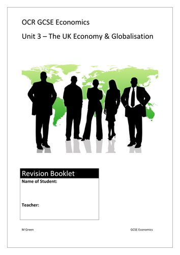 3. Student revision workbook for GCSE Economics using Ebbinghaus - global economics 