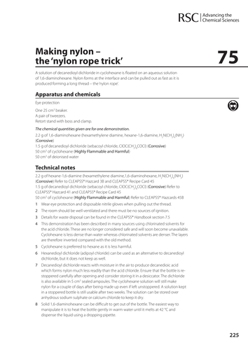 AQA C7.9 (New Spec 4.7 - exams 2018) - Condensation polymerisation (HT) (Triple only)