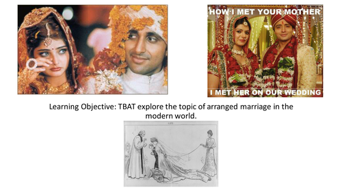 Arranged Marriage text AQA English New Specification Paper 1 Reading and Writing section