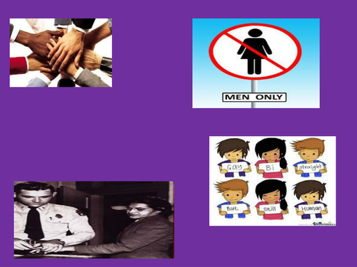 Year 9 or 10 drama  (Discrimination)