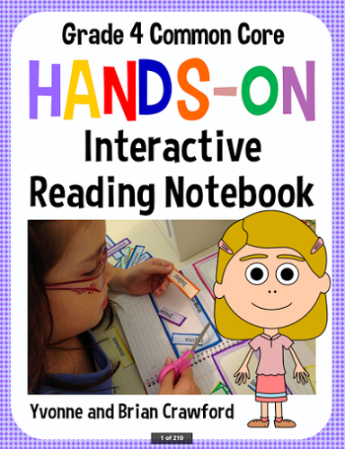 Interactive Reading Notebook Fourth Grade Common Core