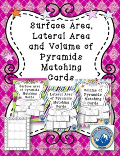 Pyramid Matching Card Bundle
