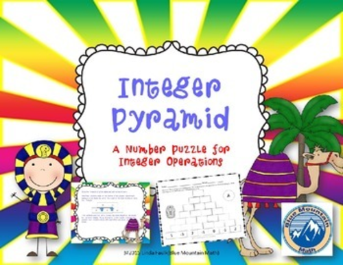 Free Integer Addition and Subtraction Pyramid