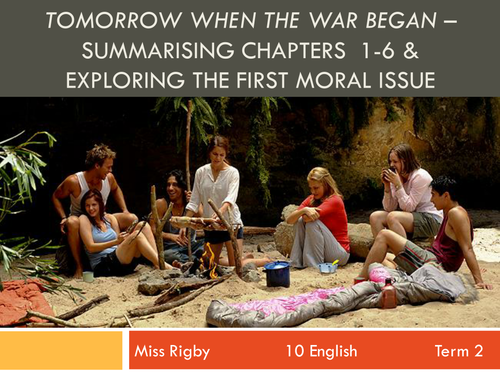 Tomorrow When the War Began - chapters 1-7