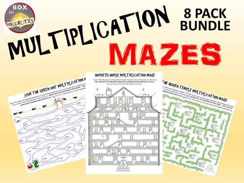 Multiplication Activity: Multiplication Mazes