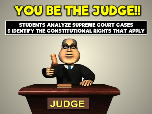 You Be the Judge: Analyzing Supreme Court Decisions