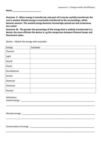 ELC Science component 5
