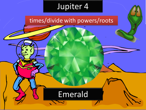 Jupiter - Multiplication, and Division with Powers, and Route