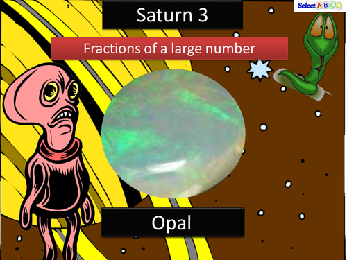 Saturn - Larger Fraction