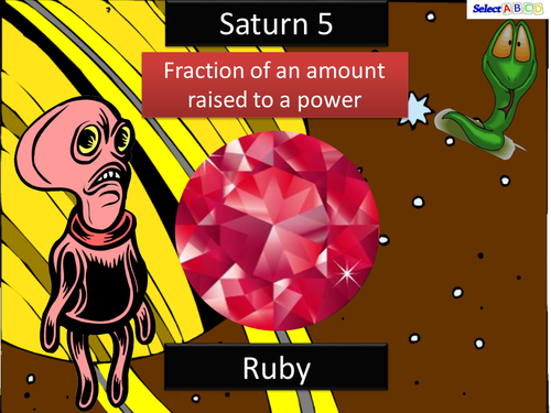 Saturn - Fractions with powers