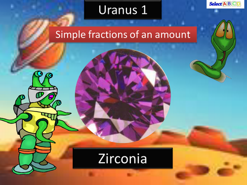 Uranus 1 - Fractions, and Percentages