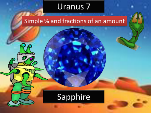 Uranus - Percentages and Fractions