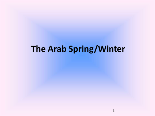 Arab Spring/Winter
