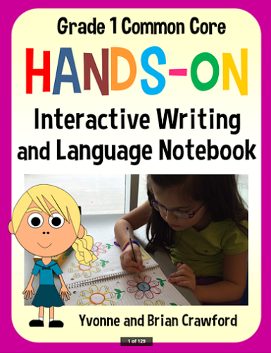 Interactive Writing Notebook First Grade Common Core