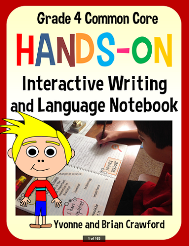Interactive Writing Notebook Fourth Grade Common Core