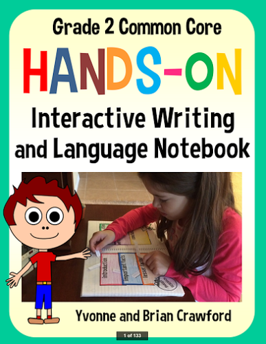 Interactive Writing Notebook Second Grade Common Core