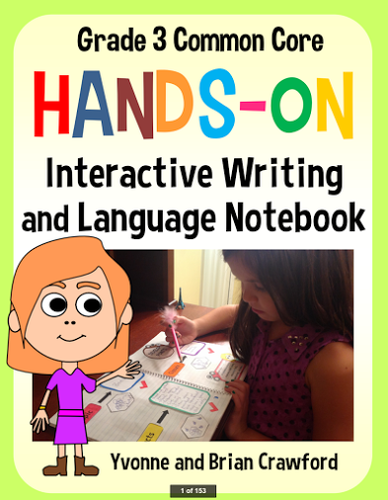 Interactive Writing Notebook Third Grade Common Core
