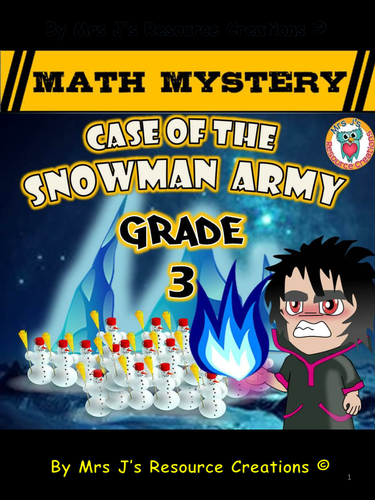 Winter Math Mystery Activity