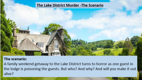 The Lake District Murder - Creative Writing Lesson