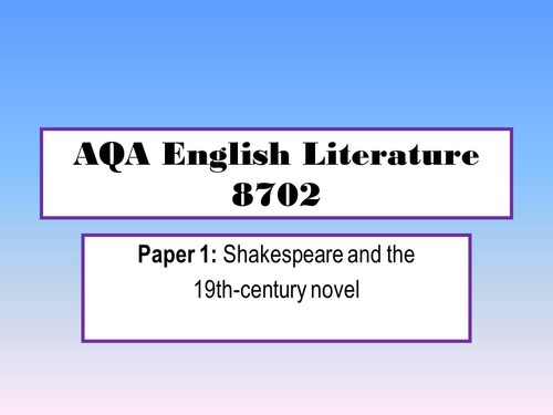 AQA English Literature 8702: Macbeth - Witchcraft in Context AO3