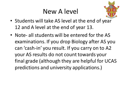 Introduction to A-level Biology