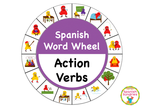 Spanish Word Wheels