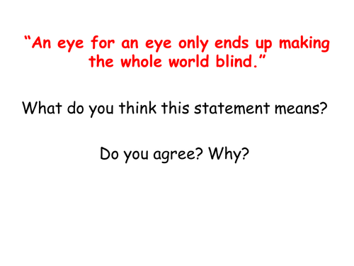 Ghandi: Feelings Chart