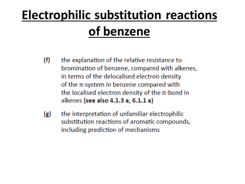 Electrophilic substitution (Chlorination, Alkylation) - OCR A Level Chemistry (Aromatic Chemistry)