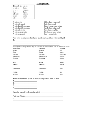 Introducing yourself