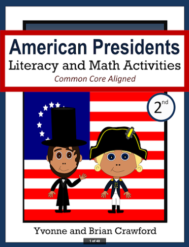 Presidents Day Math and Literacy Activities Second Grade Common Core