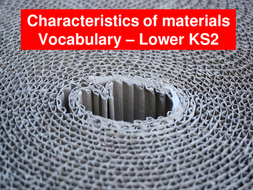 Lower KS2 Science Vocabulary and Spelling List